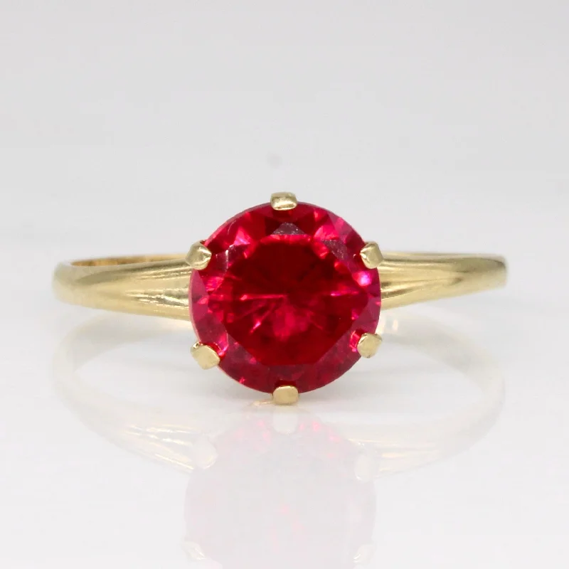 Don't Miss Out – Shop Elegant Jewelry For Less High Set Synthetic Ruby Ring | 1.40ct | SZ 6 | Don't Miss Out – Shop Elegant Jewelry For Less High Set Synthetic Ruby Ring | 1.40ct | SZ 6 |