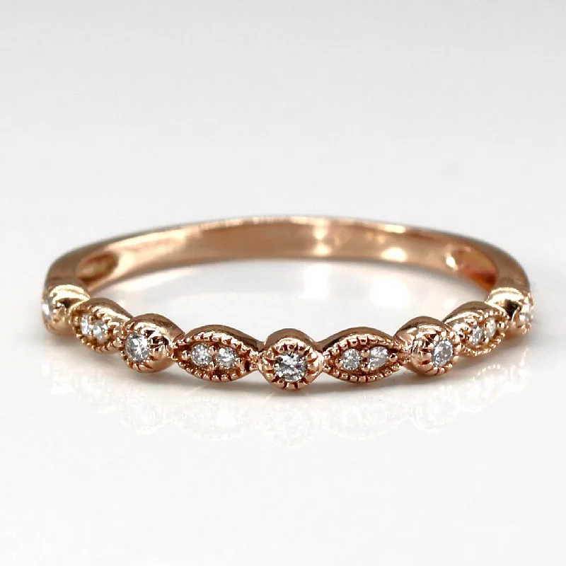 Elegant Jewelry, Exclusive Prices – Shop Now Milgrain Detail Diamond Wedding Ring | 0.12ctw | SZ 8.75 | Elegant Jewelry, Exclusive Prices – Shop Now Milgrain Detail Diamond Wedding Ring | 0.12ctw | SZ 8.75 |