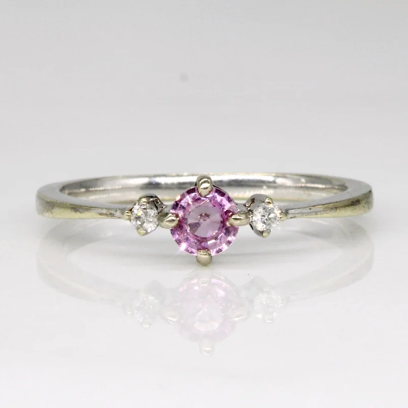Limited-Stock Jewelry Sale – Once It's Gone, It's Gone Pink Sapphire & Diamond Ring | 0.25ct, 0.04ctw | SZ 7 | Limited-Stock Jewelry Sale – Once It's Gone, It's Gone Pink Sapphire & Diamond Ring | 0.25ct, 0.04ctw | SZ 7 |