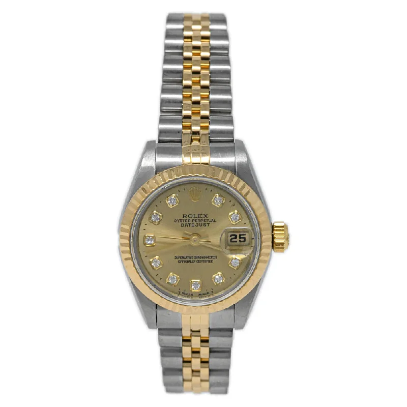 Romantic Heart-Shaped Jewelry For Special Gifts Rolex Datejust 26mm Champagne Dial Ref# 179173 Romantic Heart-Shaped Jewelry For Special Gifts Rolex Datejust 26mm Champagne Dial Ref# 179173