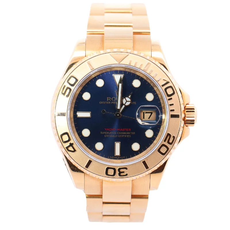 Luxury Jewelry At Unbeatable Discounts Rolex Yacht-Master 40mm Blue Dial Ref# 16628