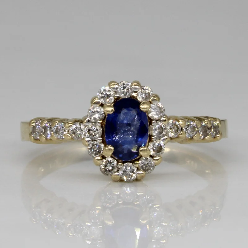 Get The Jewelry You Love At A Price You Love Sapphire & Diamond Ring | 0.50ct, 0.30ctw | SZ 6.75 | Get The Jewelry You Love At A Price You Love Sapphire & Diamond Ring | 0.50ct, 0.30ctw | SZ 6.75 |