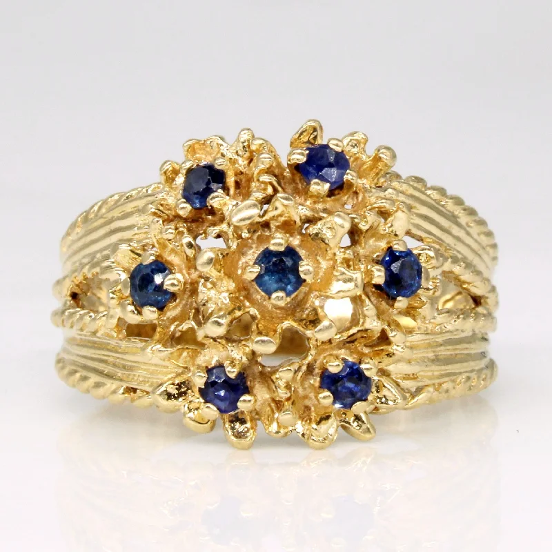 Unbeatable Offers On Luxury And Everyday Jewelry Sapphire Flower Ring | 0.22ctw | SZ 7.75 | Unbeatable Offers On Luxury And Everyday Jewelry Sapphire Flower Ring | 0.22ctw | SZ 7.75 |