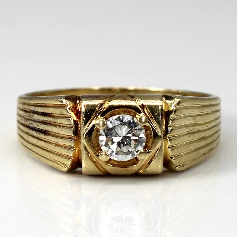 Affordable Luxury Jewelry For Every Occasion Solitaire Diamond Gold Ring | 0.34ct | SZ 8.25 | Affordable Luxury Jewelry For Every Occasion Solitaire Diamond Gold Ring | 0.34ct | SZ 8.25 |