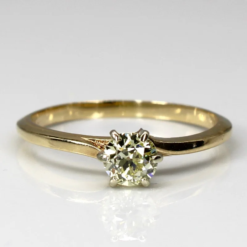 Luxury Jewelry At Unbeatable Discounts Solitaire Diamond Ring | 0.47ct | SZ 8.25 |