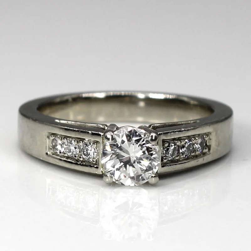 Limited-Stock Jewelry Clearance – Grab Your Favorites Now Solitaire with Accents Diamond Ring | 0.64ctw | SZ 5.5 | Limited-Stock Jewelry Clearance – Grab Your Favorites Now Solitaire with Accents Diamond Ring | 0.64ctw | SZ 5.5 |