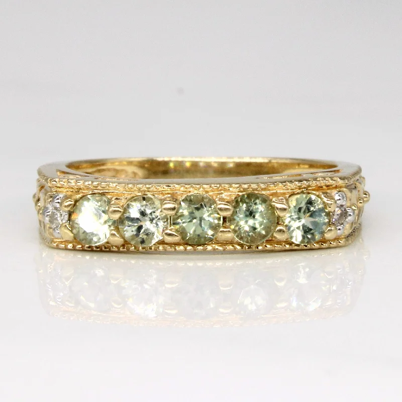The Perfect Jewelry Piece At The Perfect Price Tashmarine Diopside & Diamond Ring | 0.50ctw, 0.02ctw | SZ 6.75 | The Perfect Jewelry Piece At The Perfect Price Tashmarine Diopside & Diamond Ring | 0.50ctw, 0.02ctw | SZ 6.75 |