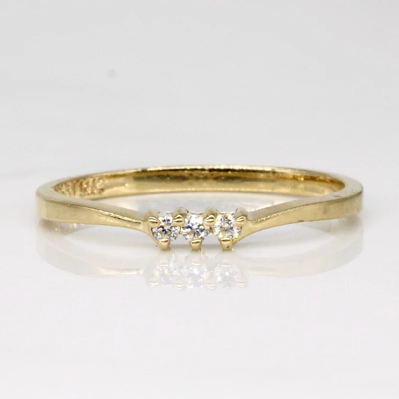 Your Perfect Accessory Now At The Best Price Three Stone Diamond Ring | 0.03ctw | SZ 6.25 | Your Perfect Accessory Now At The Best Price Three Stone Diamond Ring | 0.03ctw | SZ 6.25 |