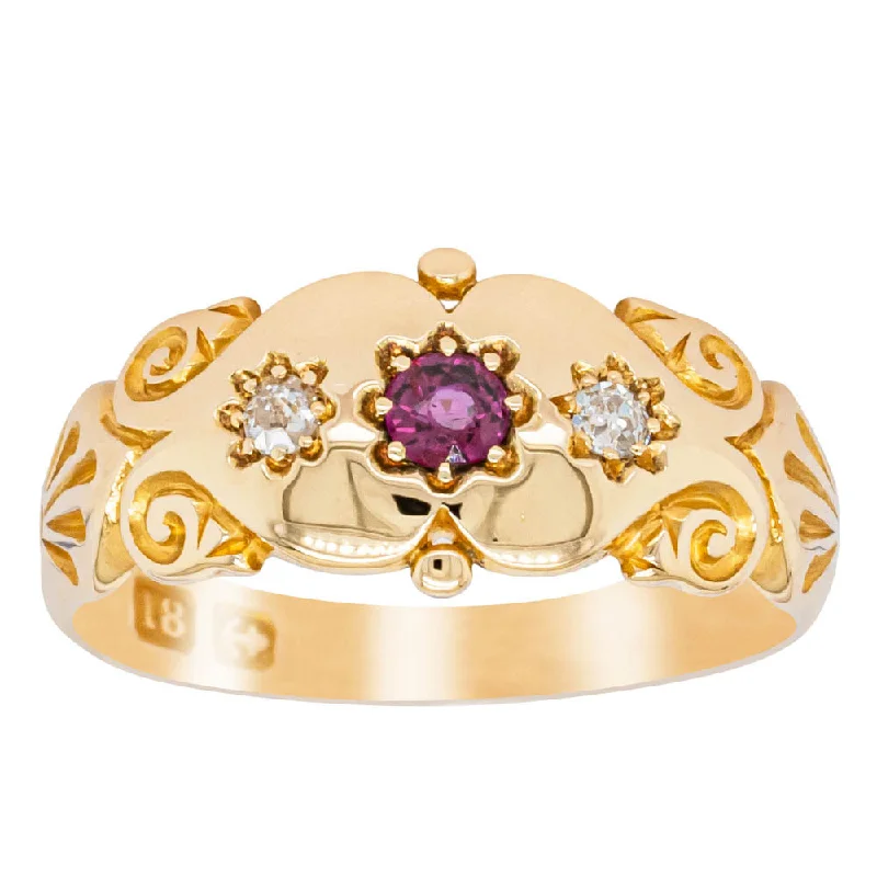Premium Jewelry Now Available At Special Discounts Vintage 18ct Yellow Gold .15ct Ruby & Diamond Ring Premium Jewelry Now Available At Special Discounts Vintage 18ct Yellow Gold .15ct Ruby & Diamond Ring