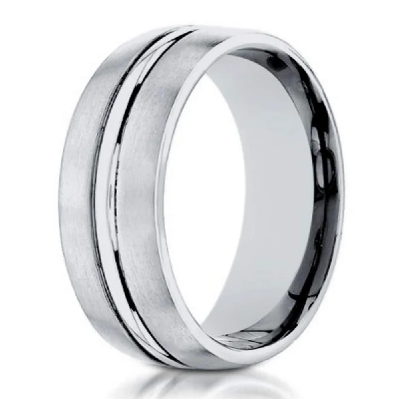 Unbeatable Offers On Luxury And Everyday Jewelry Men's 4mm Engraved and Satin Finish 14k White Gold Wedding Band Unbeatable Offers On Luxury And Everyday Jewelry Men's 4mm Engraved and Satin Finish 14k White Gold Wedding Band