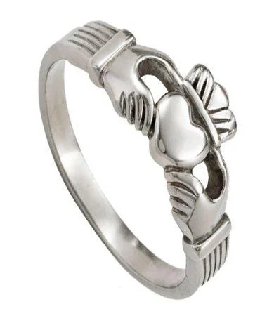Affordable Gold-Plated Jewelry For Modern Fashion Stainless Steel Claddagh Ring for Men-9mm Affordable Gold-Plated Jewelry For Modern Fashion Stainless Steel Claddagh Ring for Men-9mm