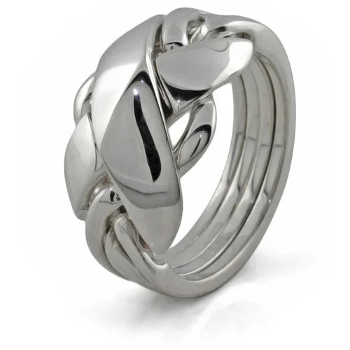 Luxury Jewelry Sale – Elegant Styles At Unbeatable Prices Mens 4 band STERLING SILVER Puzzle Ring 42SM Luxury Jewelry Sale – Elegant Styles At Unbeatable Prices Mens 4 band STERLING SILVER Puzzle Ring 42SM