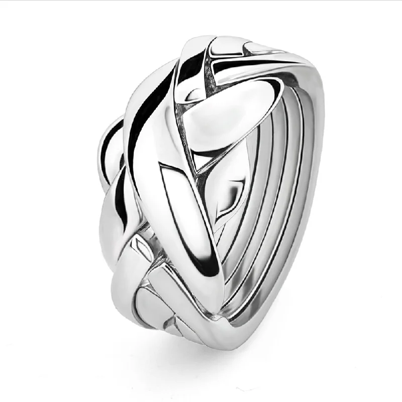 Clearance Sale On High-End Jewelry Collections Retired UNISEX 5 band STERLING SILVER Puzzle Ring 5BDS Clearance Sale On High-End Jewelry Collections Retired UNISEX 5 band STERLING SILVER Puzzle Ring 5BDS