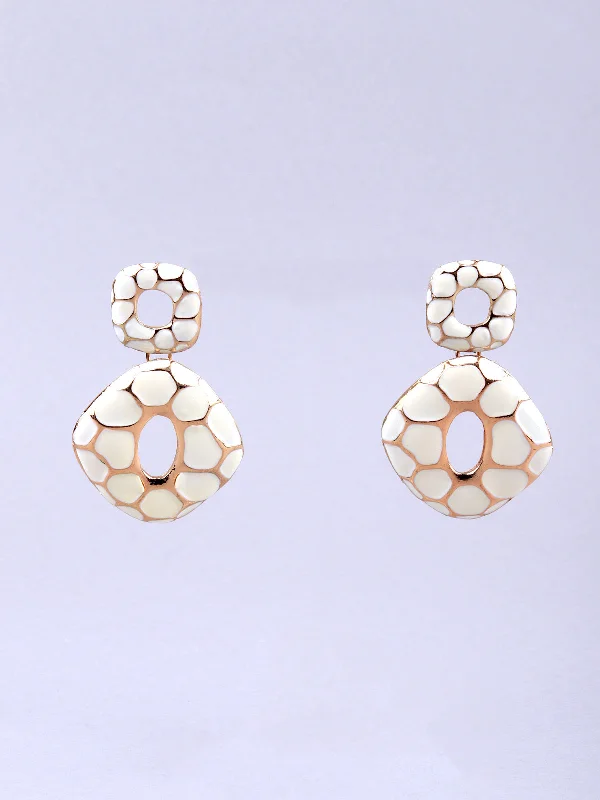 Special Jewelry Deals – Upgrade Your Collection Odette Women White Metallic Dangle Earrings Special Jewelry Deals – Upgrade Your Collection Odette Women White Metallic Dangle Earrings