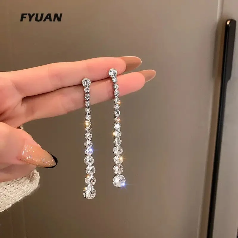 Must-Have Jewelry Pieces At Reduced Prices Earrings Geometric Zircon Crystal Earrings for Women Must-Have Jewelry Pieces At Reduced Prices Earrings Geometric Zircon Crystal Earrings for Women