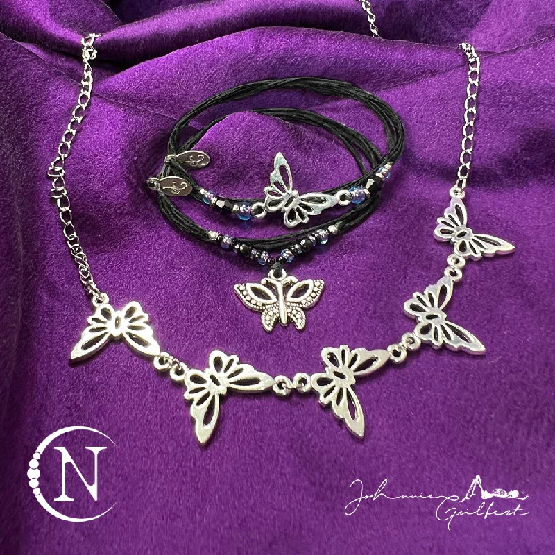 Grab Stylish Jewelry Before The Sale Ends 3 Piece Stay Happy Not Crappy NTIO Bracelet/Choker Bundle by Johnnie Guilbert
