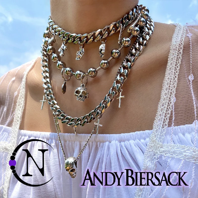 Limited-Stock Jewelry Sale – Once It's Gone, It's Gone Andy Biersack The Night 4 Piece NTIO Necklace/Choker Stack Limited-Stock Jewelry Sale – Once It's Gone, It's Gone Andy Biersack The Night 4 Piece NTIO Necklace/Choker Stack