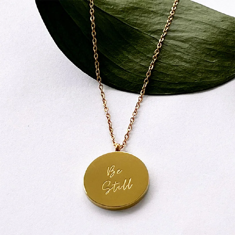 Luxury Jewelry At Unbeatable Discounts "Be Still" Necklace, China