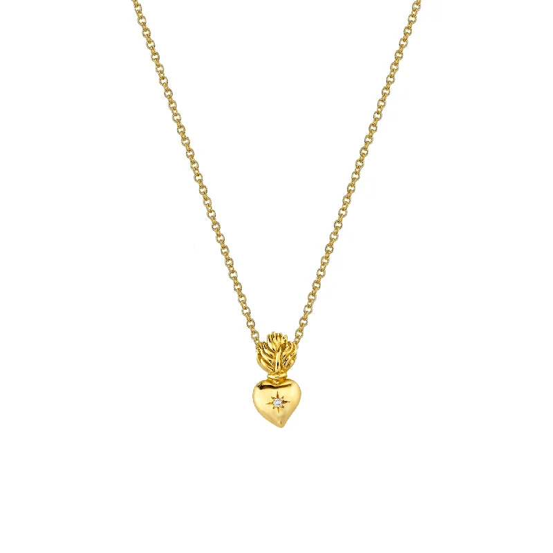 Get Your Favorite Jewelry At The Best Price Burning Heart Star Set Diamond Necklace Get Your Favorite Jewelry At The Best Price Burning Heart Star Set Diamond Necklace