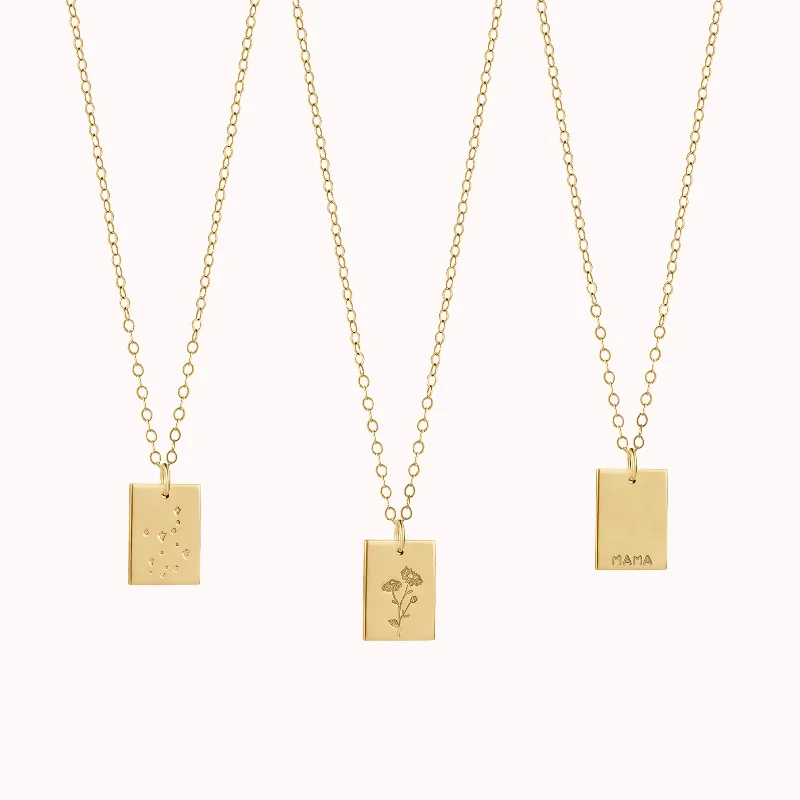 Discounted Jewelry For A Glamorous Look Clara Tag Necklace