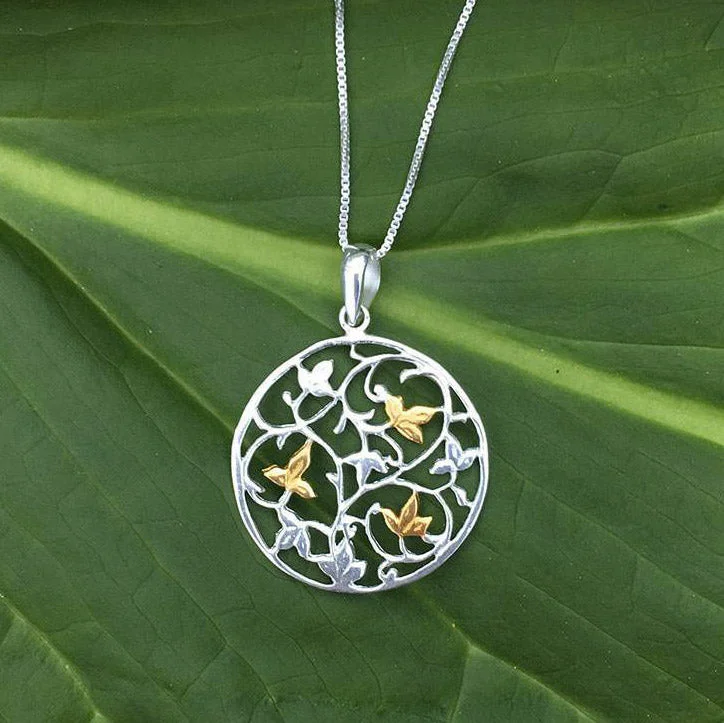 Elegant Jewelry, Affordable Luxury – Shop Now Flowering Vines Necklace - Sterling Silver/Gold, Indonesia Elegant Jewelry, Affordable Luxury – Shop Now Flowering Vines Necklace - Sterling Silver/Gold, Indonesia