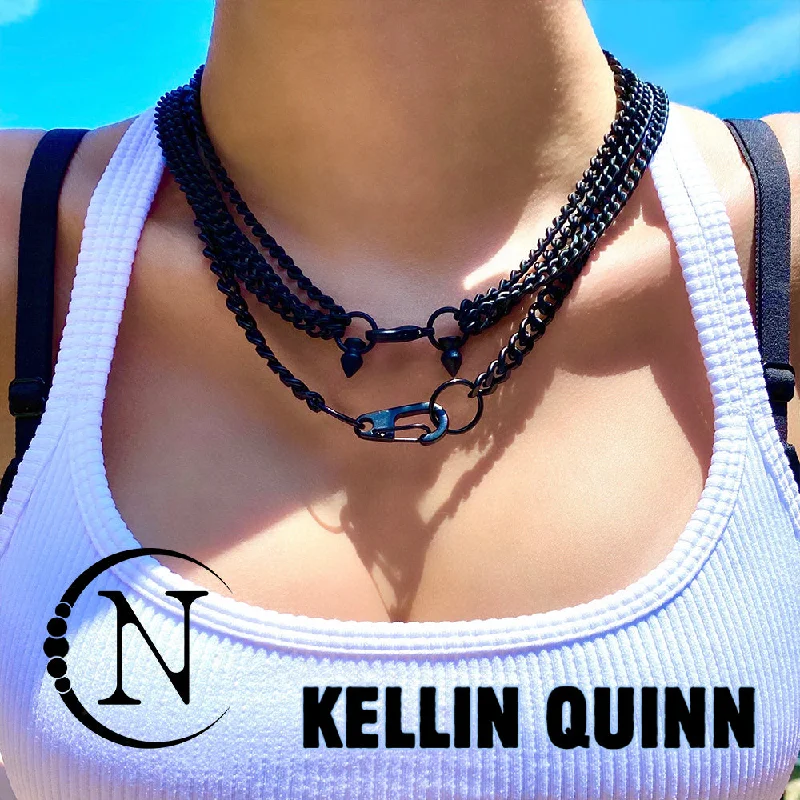Jewelry Deals That Sparkle – Shop Today Kellin Quinn I'm Just Pissed 2 Piece NTIO Necklace/Choker Stack Jewelry Deals That Sparkle – Shop Today Kellin Quinn I'm Just Pissed 2 Piece NTIO Necklace/Choker Stack