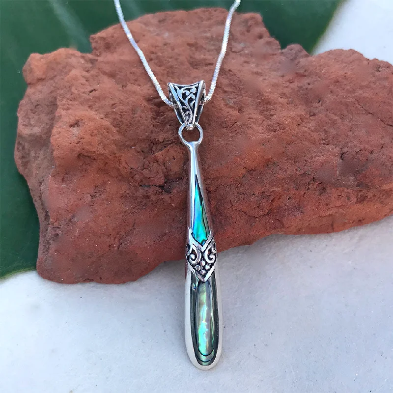 High-End Jewelry, Now More Affordable Than Ever Kenindah Abalone Necklace - Sterling Silver, Indonesia High-End Jewelry, Now More Affordable Than Ever Kenindah Abalone Necklace - Sterling Silver, Indonesia