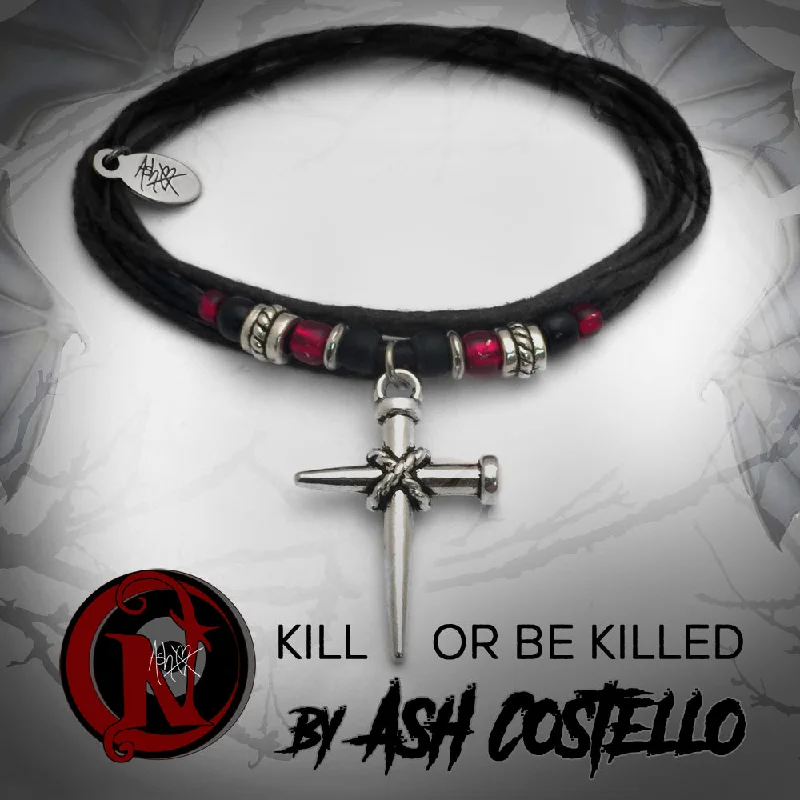 Delicate Crystal Jewelry For Sophisticated Charm Kill or Be Killed Extra Thick NTIO Bracelet or Necklace by Ash Costello Delicate Crystal Jewelry For Sophisticated Charm Kill or Be Killed Extra Thick NTIO Bracelet or Necklace by Ash Costello