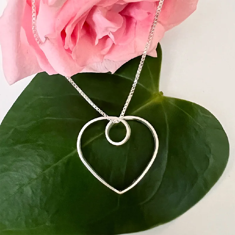 Grab Stylish Jewelry Before The Sale Ends Heart To Heart Necklace - Sterling Silver, Indonesia Grab Stylish Jewelry Before The Sale Ends Heart To Heart Necklace - Sterling Silver, Indonesia