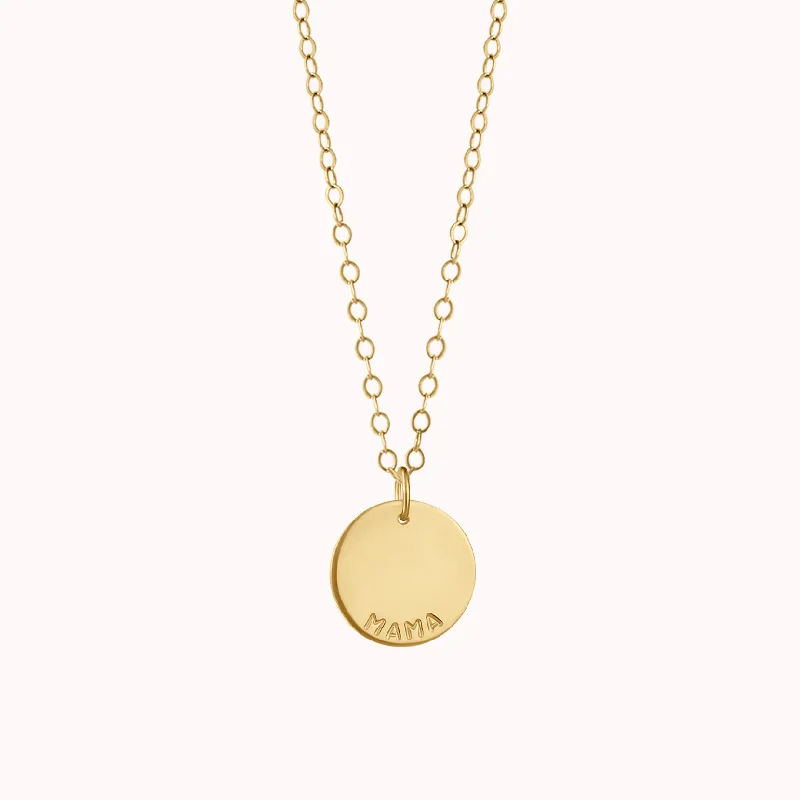Limited-Time Jewelry Sale – Don't Miss Out On Dazzling Discounts Mama Disc Necklace