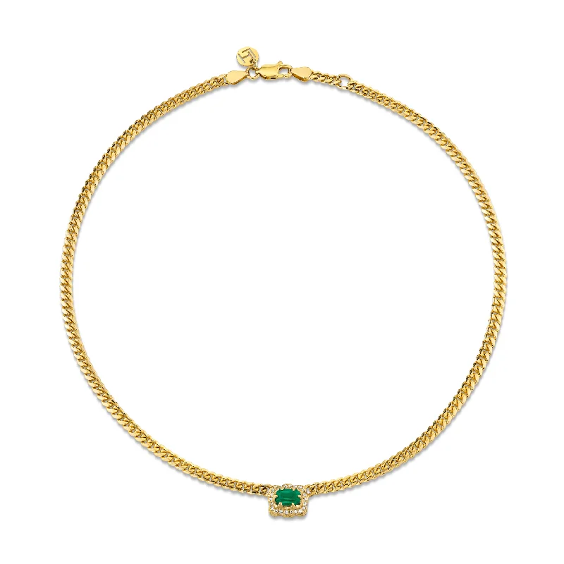 Unmissable Jewelry Discounts – Elevate Your Look For Less Micro Queen Emerald Cuban Choker Full Pave Halo Unmissable Jewelry Discounts – Elevate Your Look For Less Micro Queen Emerald Cuban Choker Full Pave Halo