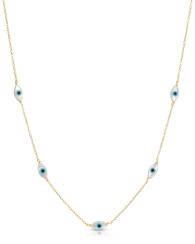Last Chance To Grab Your Favorite Jewelry At A Discount Mini Evil Eye Necklace