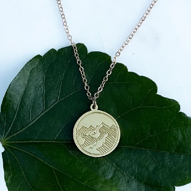 Trending Jewelry Now Available At Exclusive Prices Mountain "Adventure" Necklace - Gold, China Trending Jewelry Now Available At Exclusive Prices Mountain "Adventure" Necklace - Gold, China