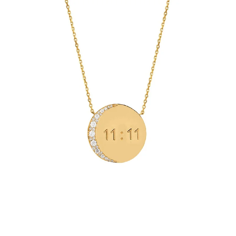 Exclusive Jewelry Sale Event – Shop Now Mini 11:11 Moon Necklace