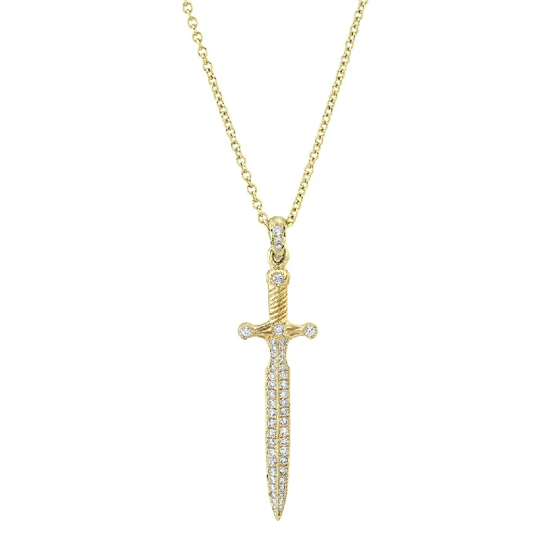 Unmissable Jewelry Sale – Shop Before It's Too Late Pavé Diamond Unity Sword Pendant Unmissable Jewelry Sale – Shop Before It's Too Late Pavé Diamond Unity Sword Pendant