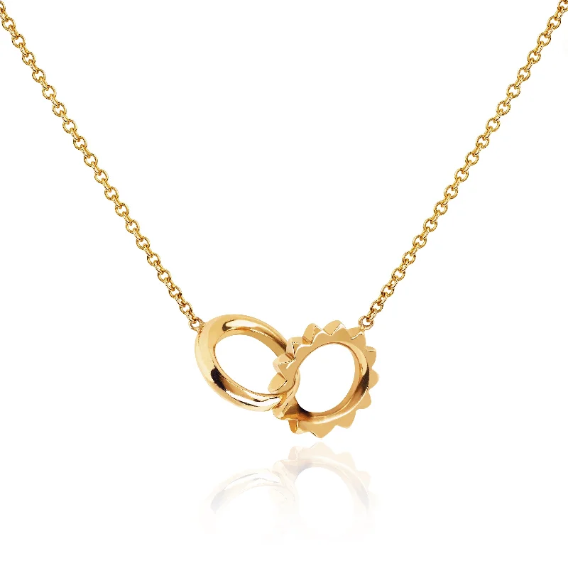 Flash Sale On Stunning Jewelry – Don't Miss Out Solid Interlocking Unity Necklace