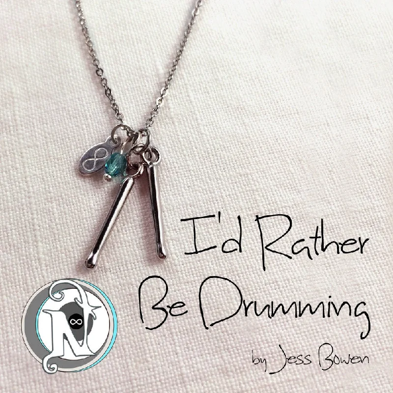 Don't Miss Out On Bestselling Jewelry At Special Prices Necklace I'd Rather Be Drumming by Jess Bowen Don't Miss Out On Bestselling Jewelry At Special Prices Necklace I'd Rather Be Drumming by Jess Bowen