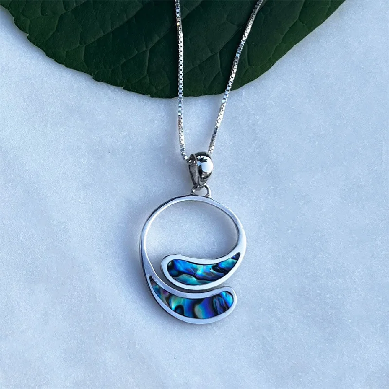 Buy More, Save More On Stunning Jewelry Pieces Open Circle Abalone Necklace - Sterling Silver, Indonesia Buy More, Save More On Stunning Jewelry Pieces Open Circle Abalone Necklace - Sterling Silver, Indonesia
