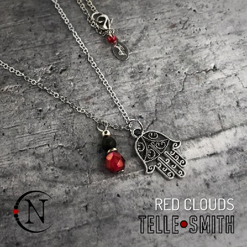 Elegant Rose Gold Jewelry For A Stylish Touch Necklace ~ Red Clouds by Telle Smith