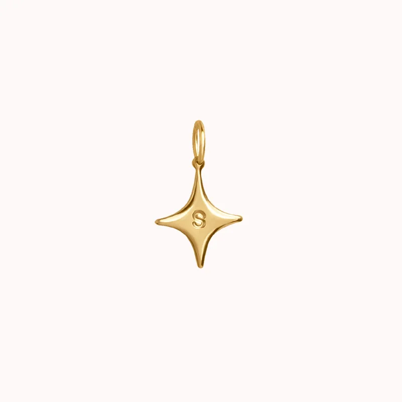 Luxury Jewelry At Unbeatable Discounts Tiny Star Initial Charm • Add On