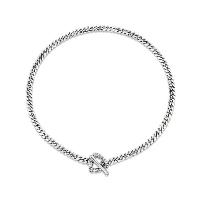 Flash Sale On Stunning Jewelry – Don't Miss Out Sterling Silver Pavé Diamond Trillion Toggle Choker Flash Sale On Stunning Jewelry – Don't Miss Out Sterling Silver Pavé Diamond Trillion Toggle Choker