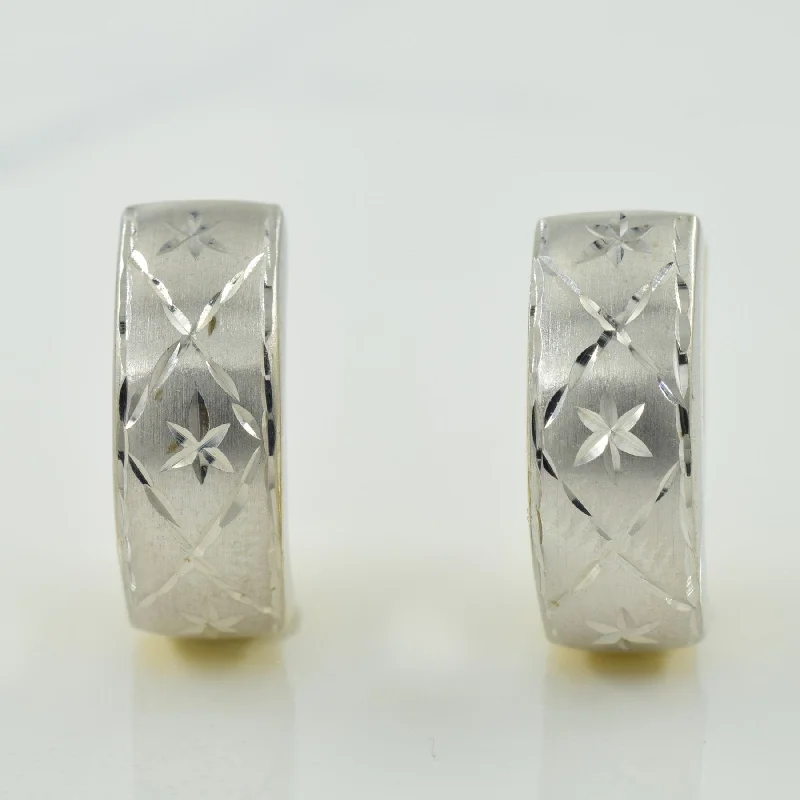 Versatile Layering Jewelry For Effortless Chic 10k Two Tone Gold Huggie Earrings |