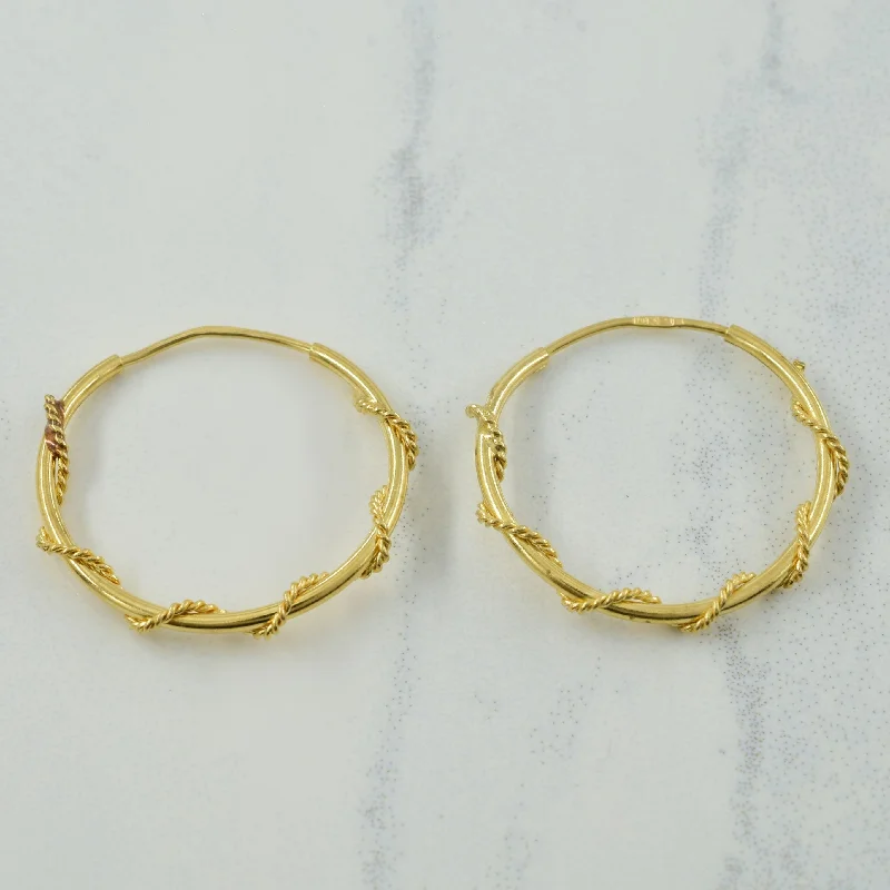 Must-Have Jewelry Pieces At Reduced Prices 10k Yellow Gold Hoop Earrings |