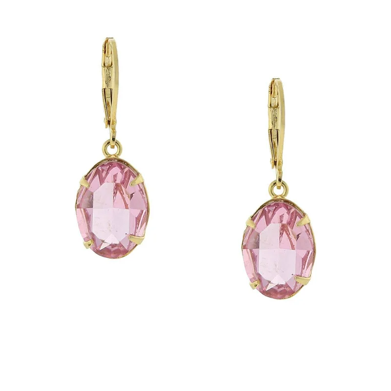 Elegant Jewelry, Exclusive Prices – Shop Now 1928 Jewelry Pink Genuine Austrian Crystal Oval Drop Earrings Elegant Jewelry, Exclusive Prices – Shop Now 1928 Jewelry Pink Genuine Austrian Crystal Oval Drop Earrings