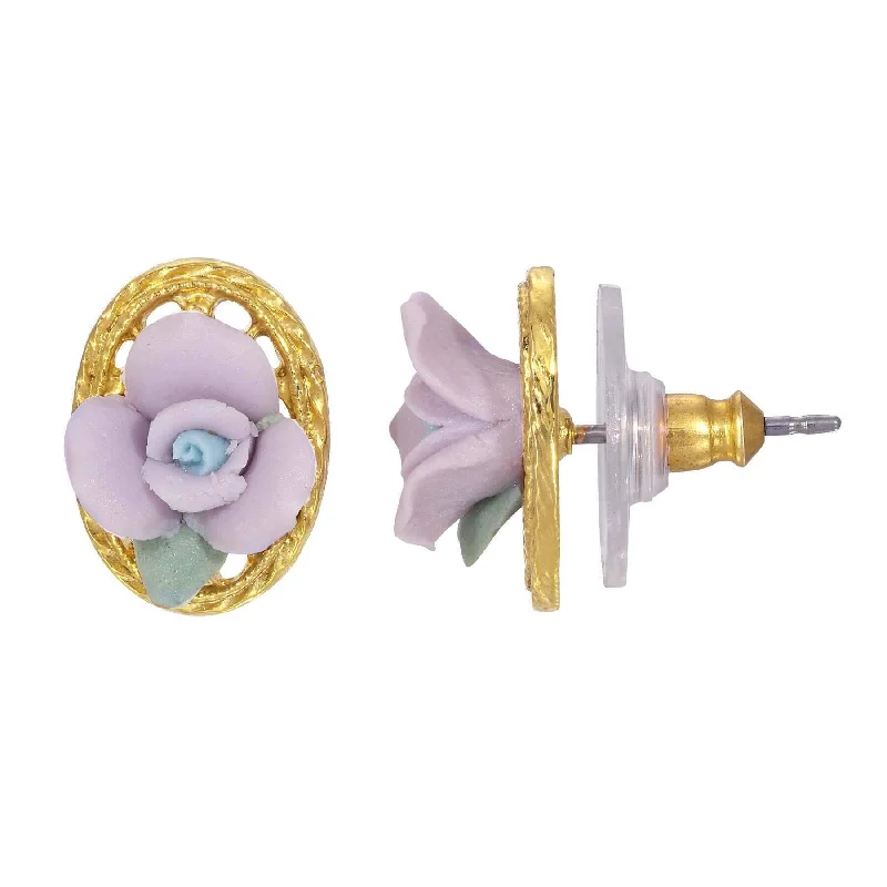 Gold Tone and Purple