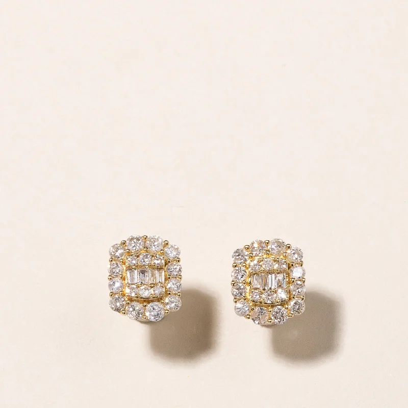 Don't Miss Out On Bestselling Jewelry At Special Prices 18k Yellow Gold Diamond Cluster Earrings | 0.49ctw