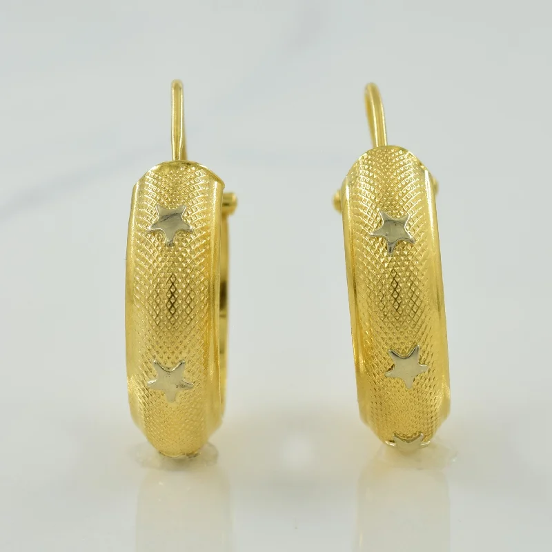 Affordable Gold-Plated Jewelry For Modern Fashion 18k Yellow Gold Hoop Earrings |