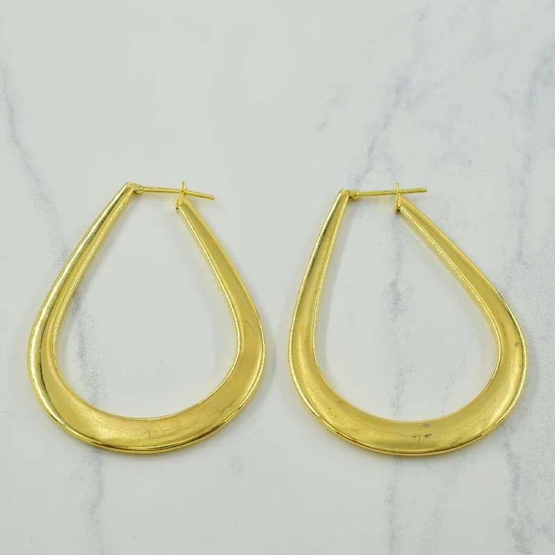 Limited-Stock Jewelry Sale – Once It's Gone, It's Gone 18k Yellow Gold Large Teardrop Earrings | Limited-Stock Jewelry Sale – Once It's Gone, It's Gone 18k Yellow Gold Large Teardrop Earrings |