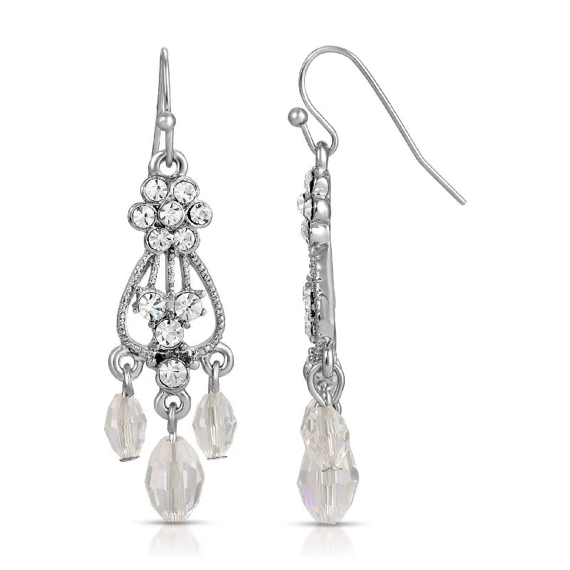 Seasonal Jewelry Sale – Upgrade Your Style Today 1928 Jewelry Crystal Flower Beaded Drop Chandelier Earrings Seasonal Jewelry Sale – Upgrade Your Style Today 1928 Jewelry Crystal Flower Beaded Drop Chandelier Earrings