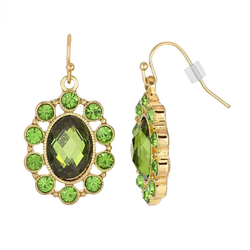 Gold Tone and Green